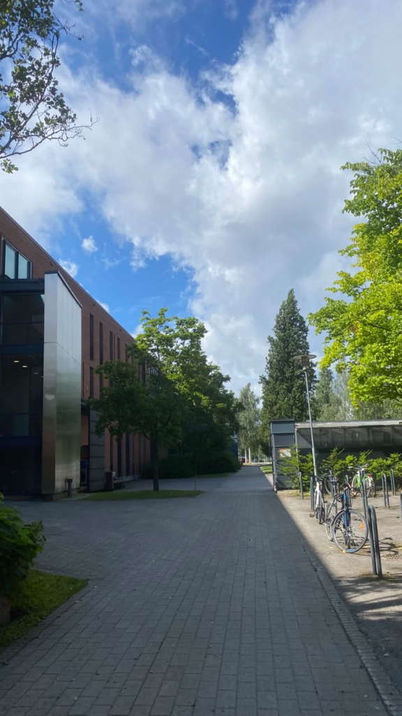 Aalto campus walkway