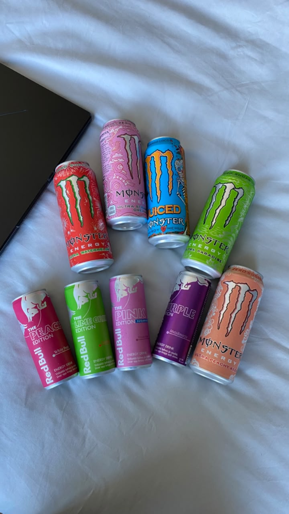 Energy drinks line-up