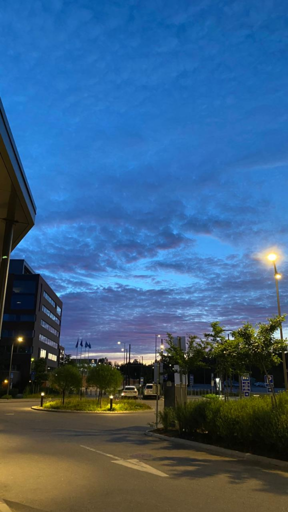 Espoo dusk sky