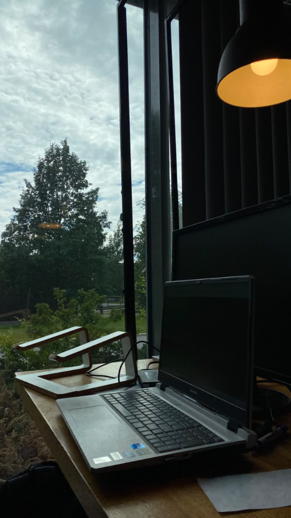 Workspace desk setup